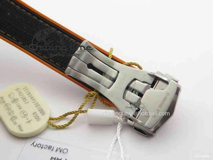 0417 Resilient Planet Ocean 2016 43.5mm SS OM 1:1 Best Edition Black Dial On Black Nylon Strap A 8167